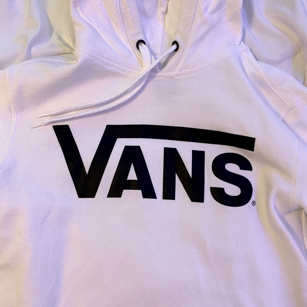 White Vans Hoodie